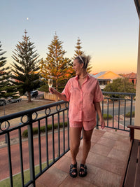 BY FRANKIE / PEACH SHORTS / 10-10