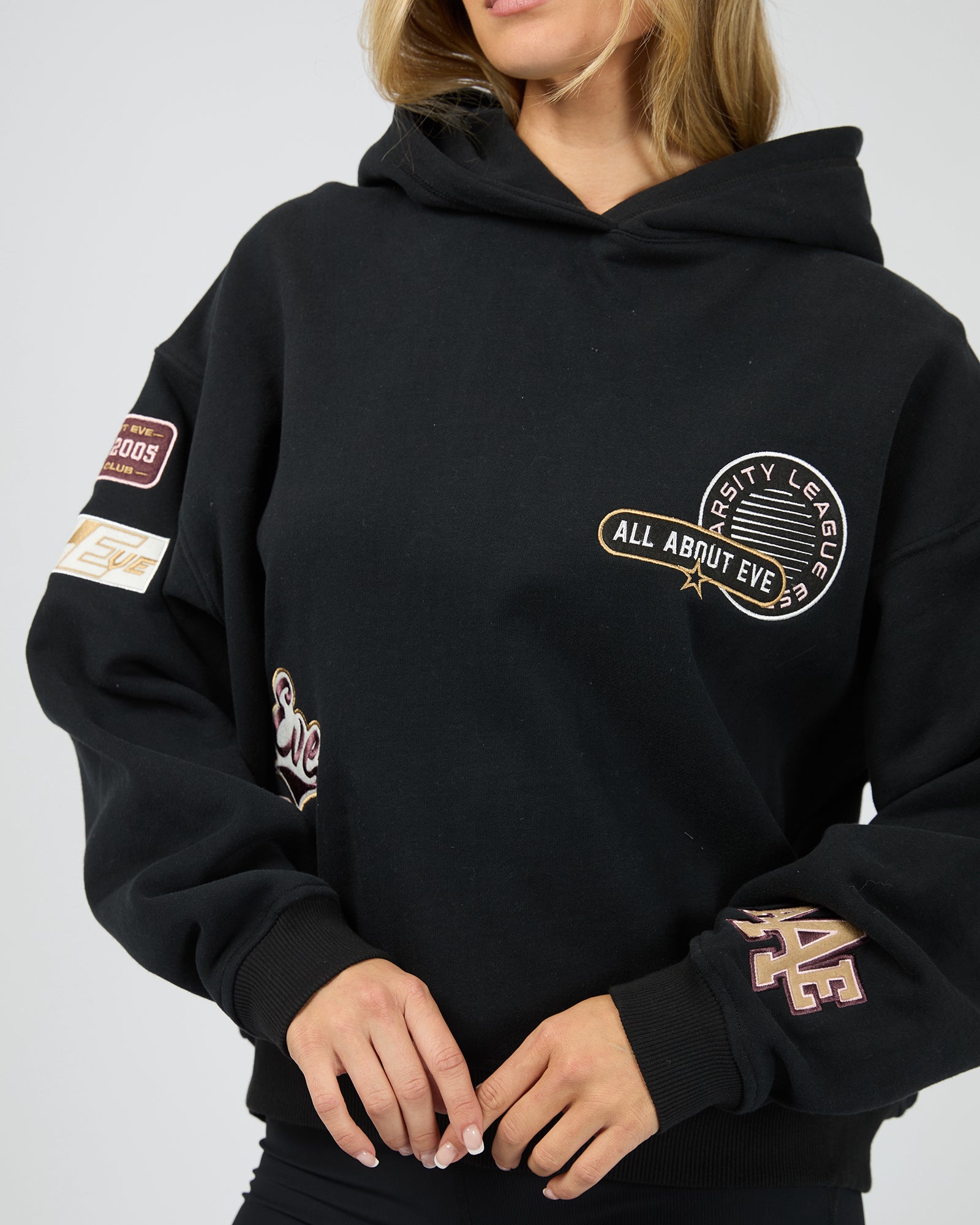 ALL ABOUT EVE / ELITE BOX HOODIE / 6477141.BLK