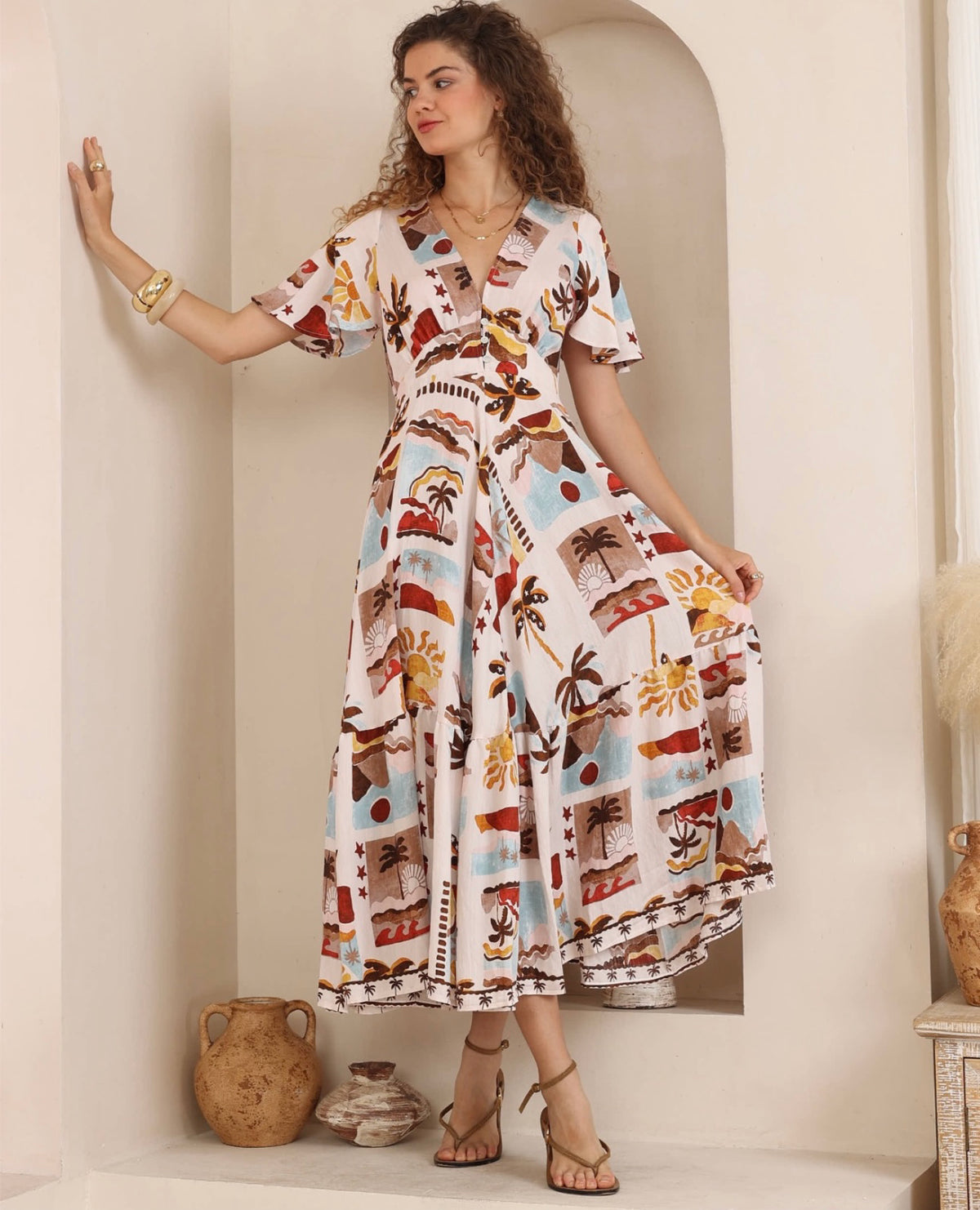 IRIS MAXI / FOUNDER DRESS / 2011307-111