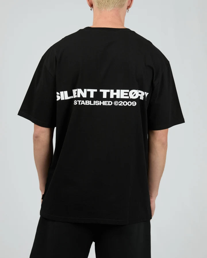 SILENT THEORY / ESSENTIAL THEORY TEE / BLACK / 40X0114