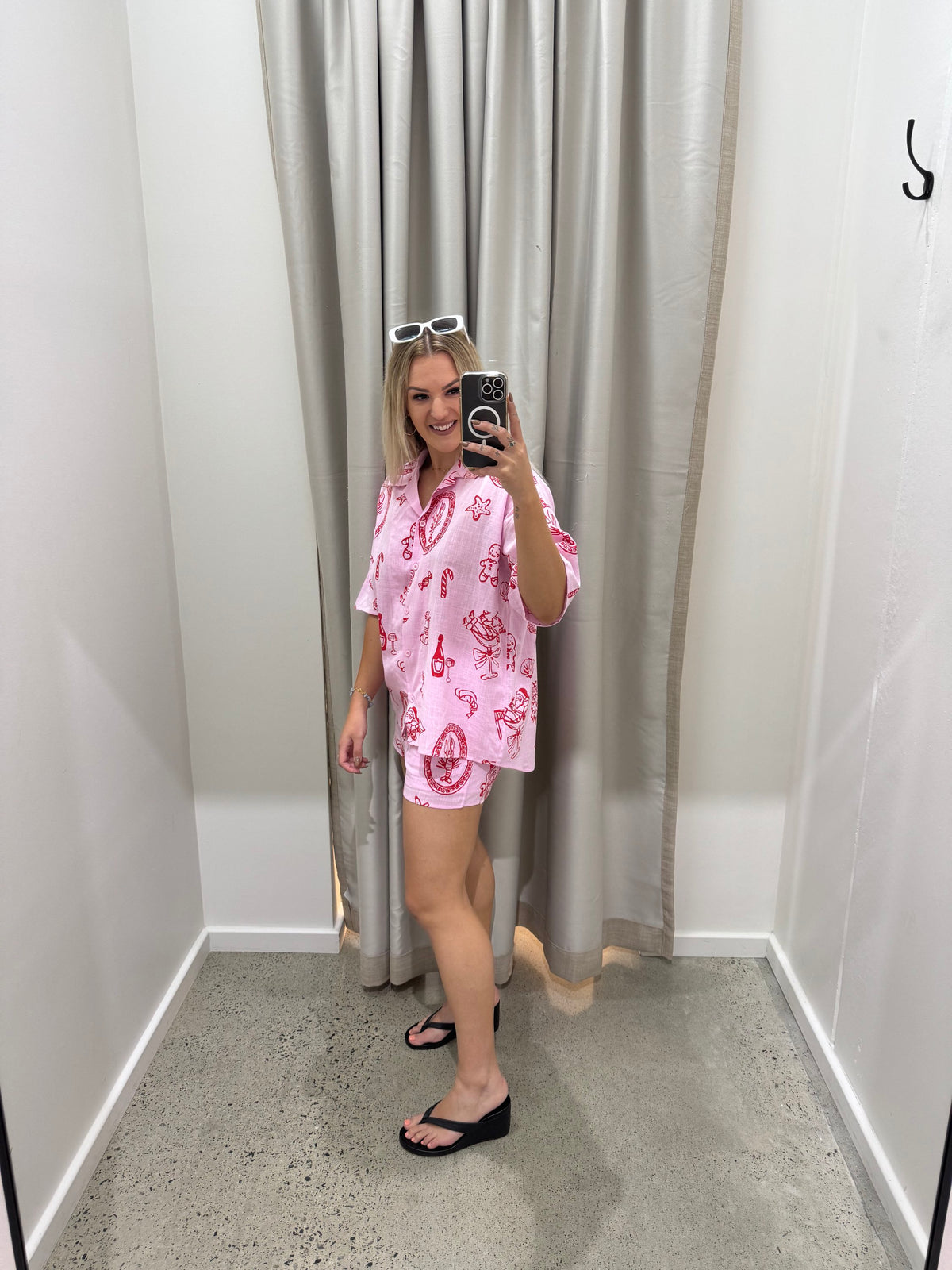 BY FRANKIE / SANTA SHORTS / PINK / 134