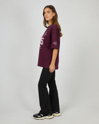 ALL ABOUT EVE / NINETY FIVE V-NECK TEE / WINE / 6477134