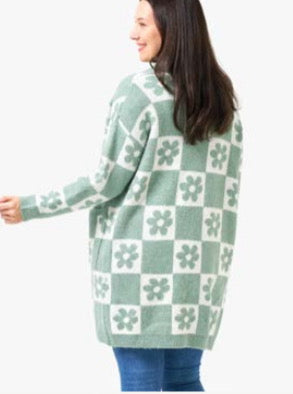 BOHO AUSTRALIA/ ACACIA CARDIGAN / SAGE