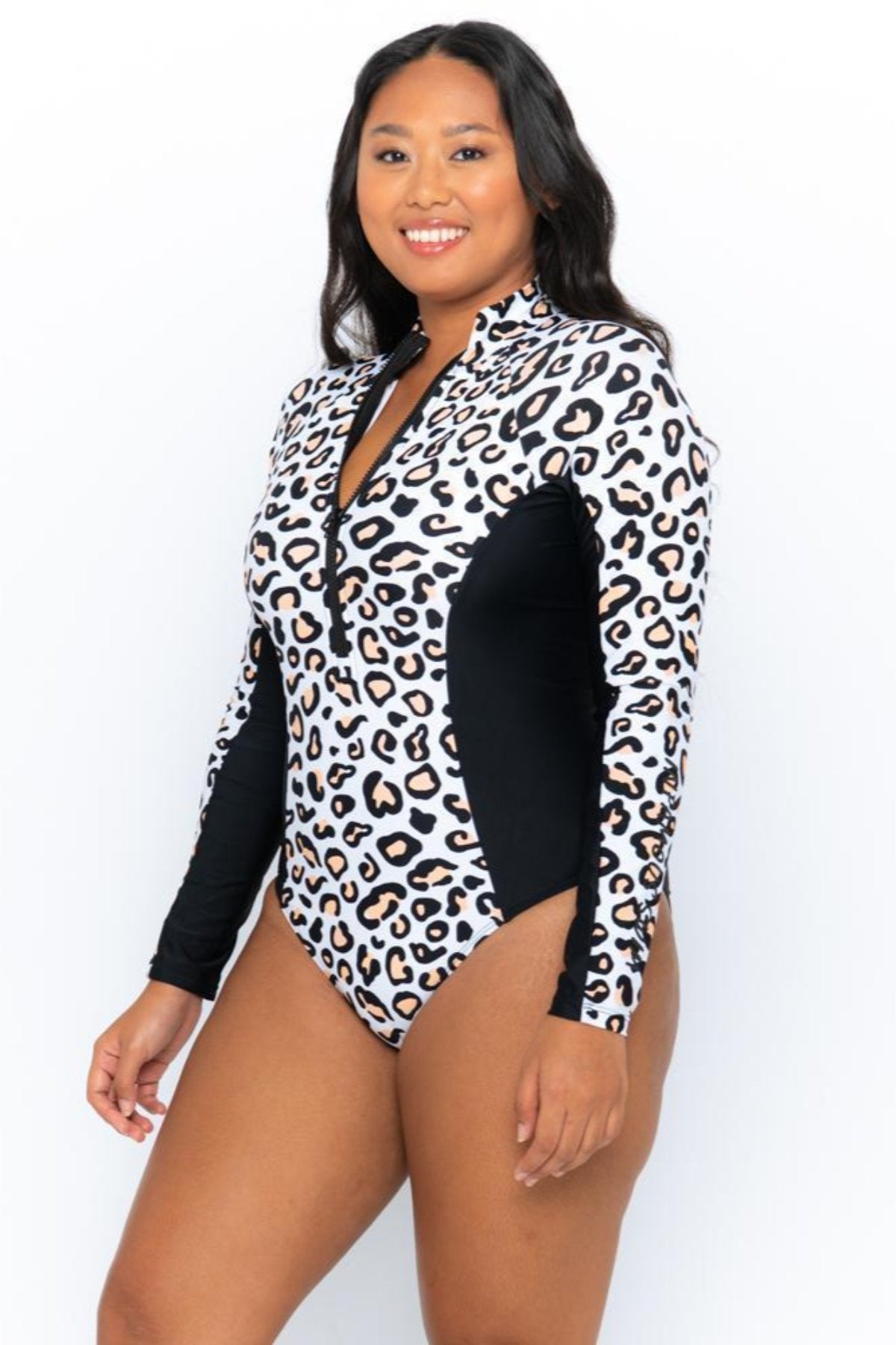 INFAMOUS SWIM / BLAKE SURFSUIT / SAFARI LEOPARD
