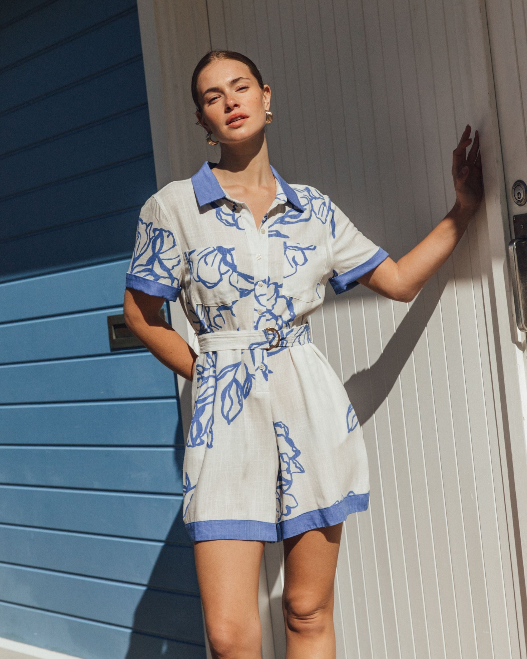 WHITE CLOSET / PRIMROSE PLAYSUIT / TFE10856