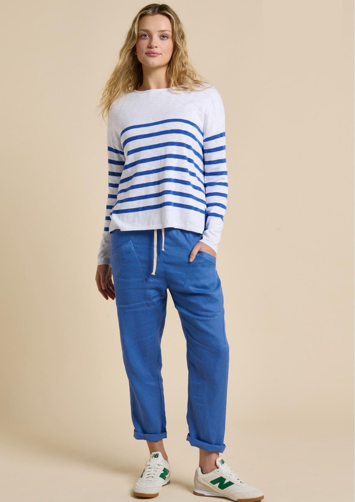 LITTLE LIES / LUXE PANTS / BLUE / S19070401