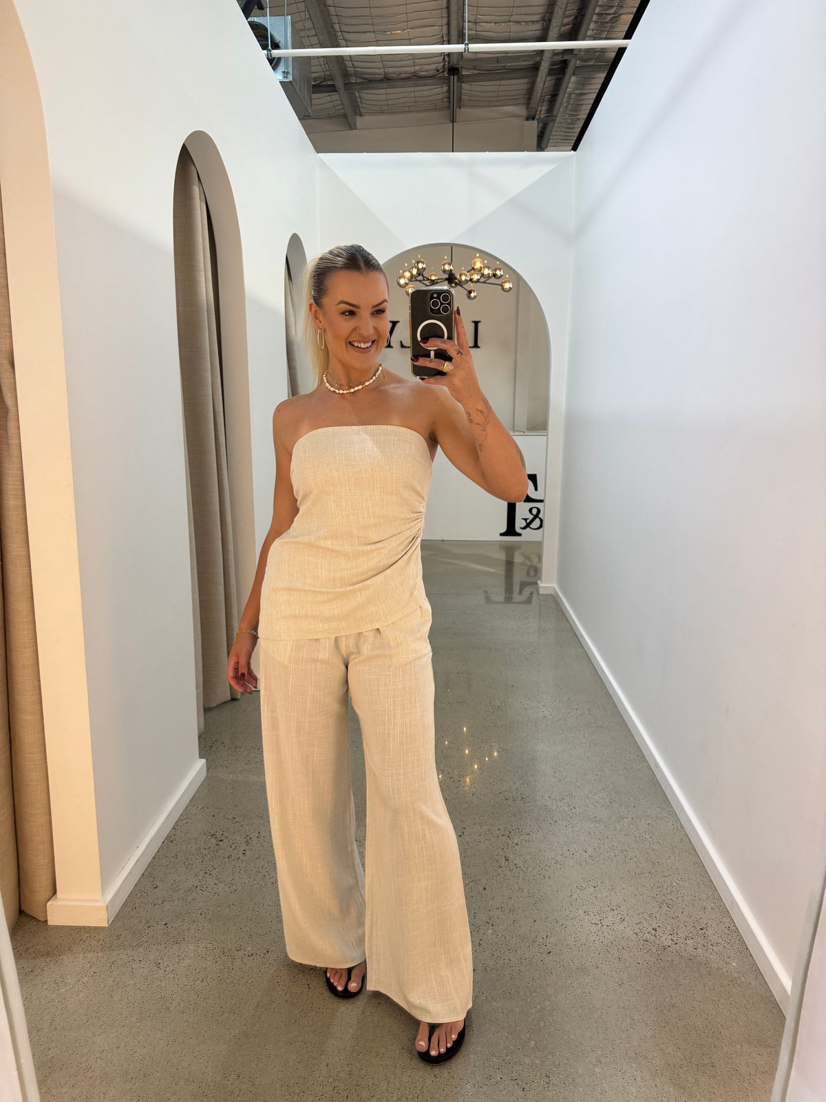 BY FRANKIE / OATMEAL PANTS / 543-1