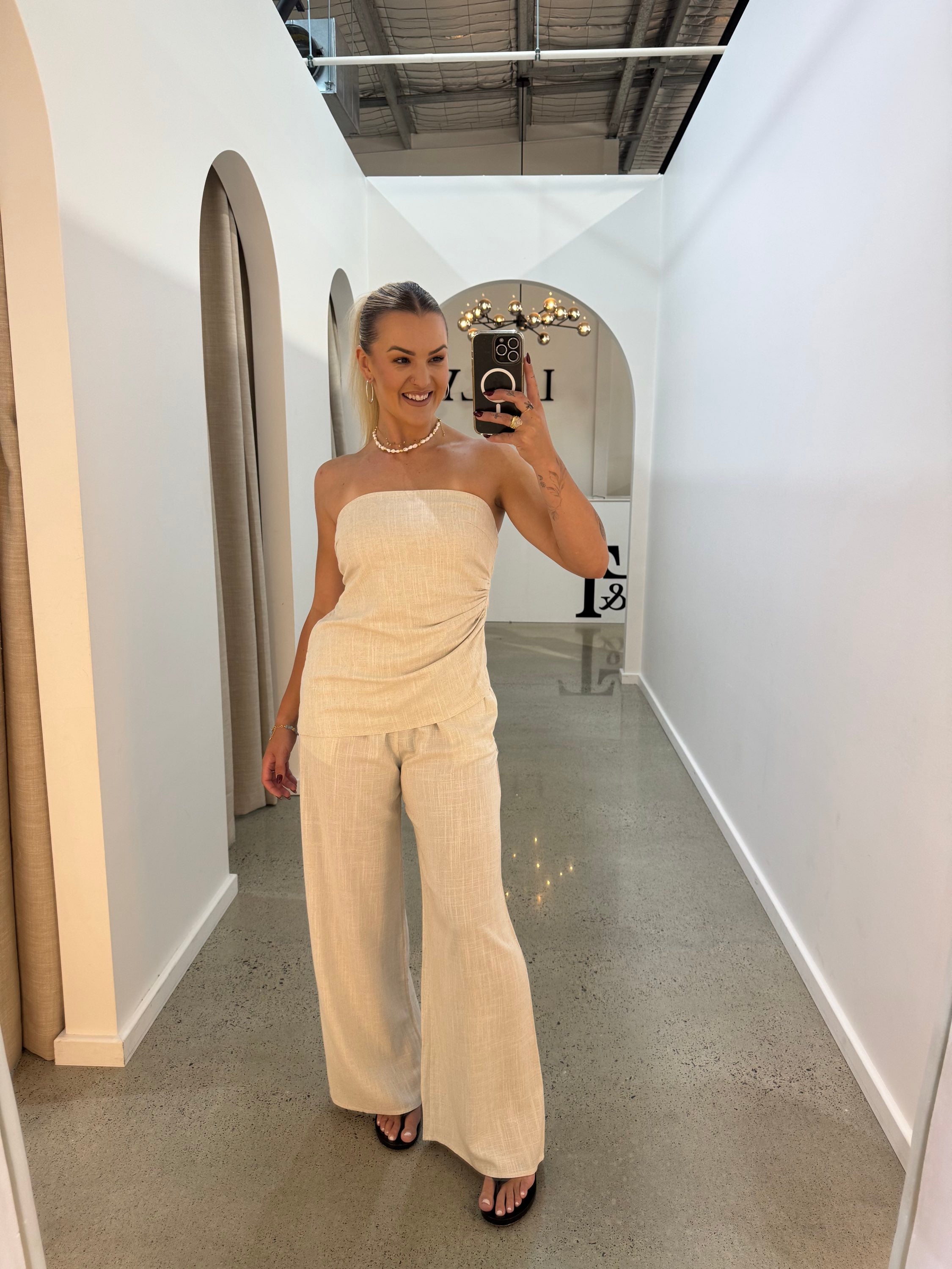 BY FRANKIE / OATMEAL PANTS / 543-1