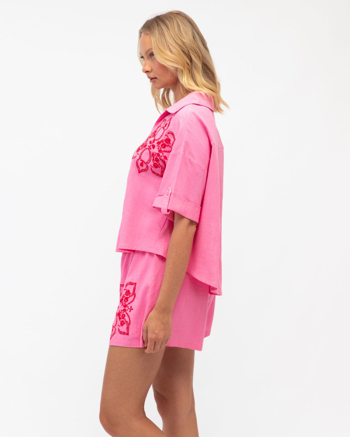 LABEL OF LOVE / PINK NORA SHORTS / LOL70746