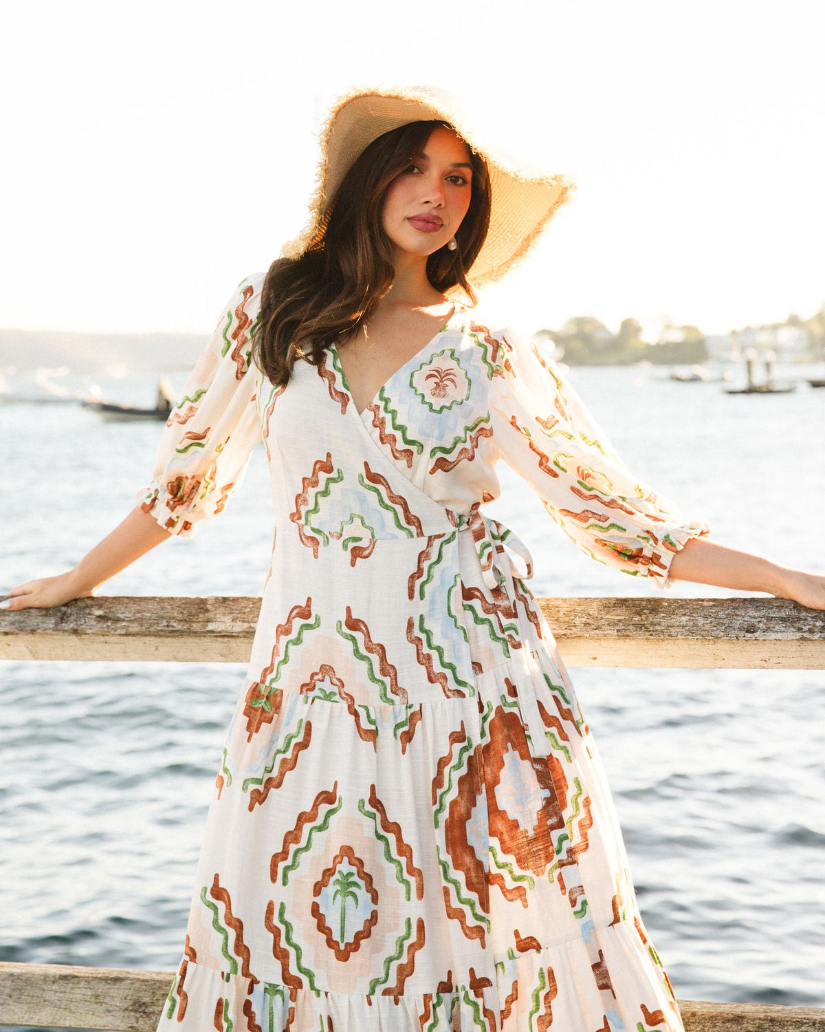 EBBY & I / IDYLL WRAP DRESS / VVNE11249