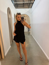 BY FRANKIE / BLACK SHEER TOP / 580-1
