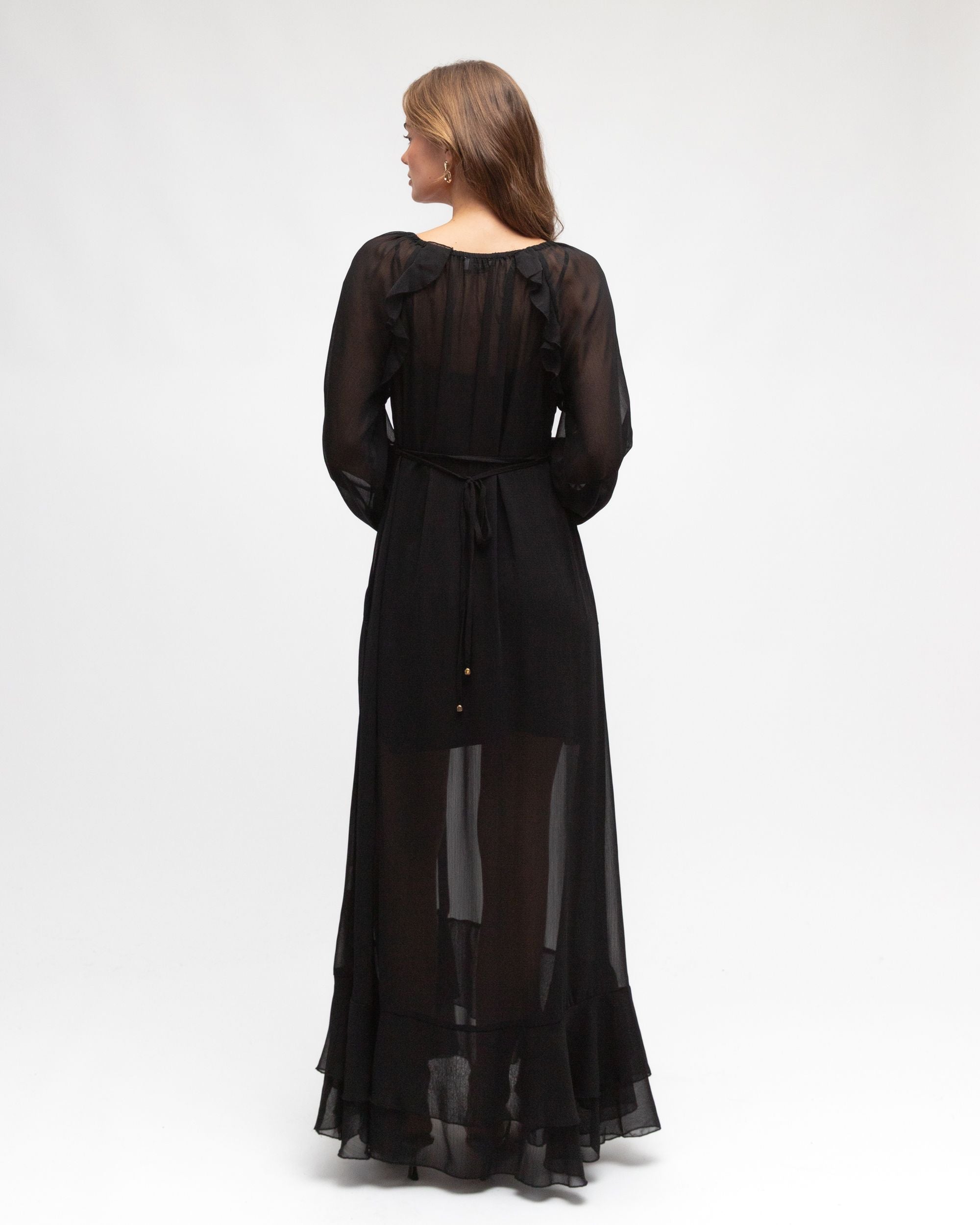 EBBY & I / KALINDA DRESS / BLACK / VV11319