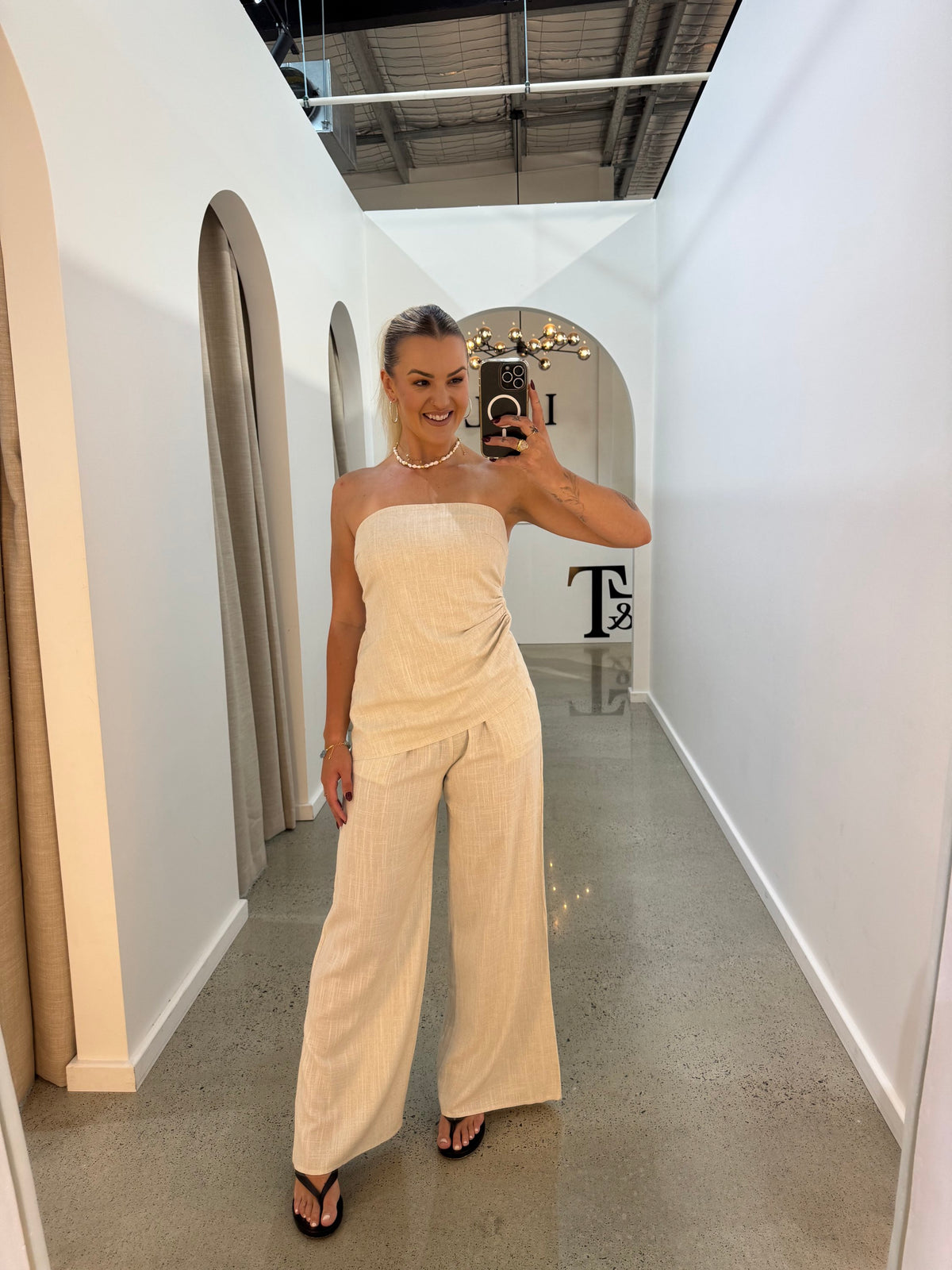 BY FRANKIE / OATMEAL PANTS / 543-1