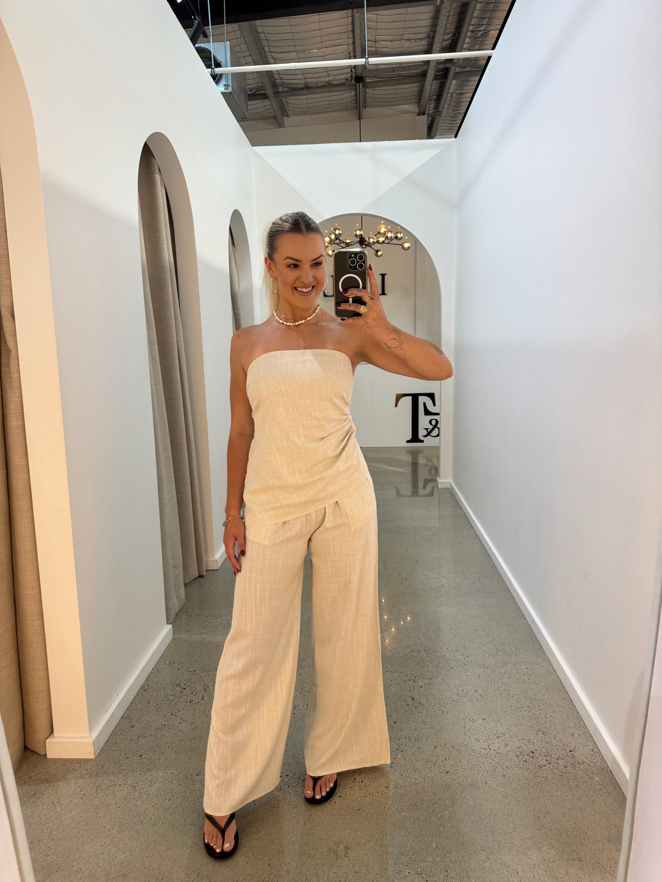 BY FRANKIE / OATMEAL PANTS / 543-1