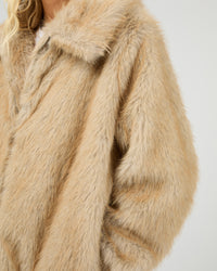 ALL ABOUT EVE / SABLE FAUX FUR JACKET / 6476292