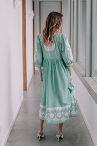 JOOP & GYPSY / LE MARIAS DRESS / COCKTAIL GREEN / 40087