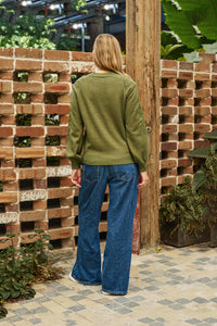 BOHO AUSTRALIA / REUBEN SWEATER / KHAKI / BK26466006