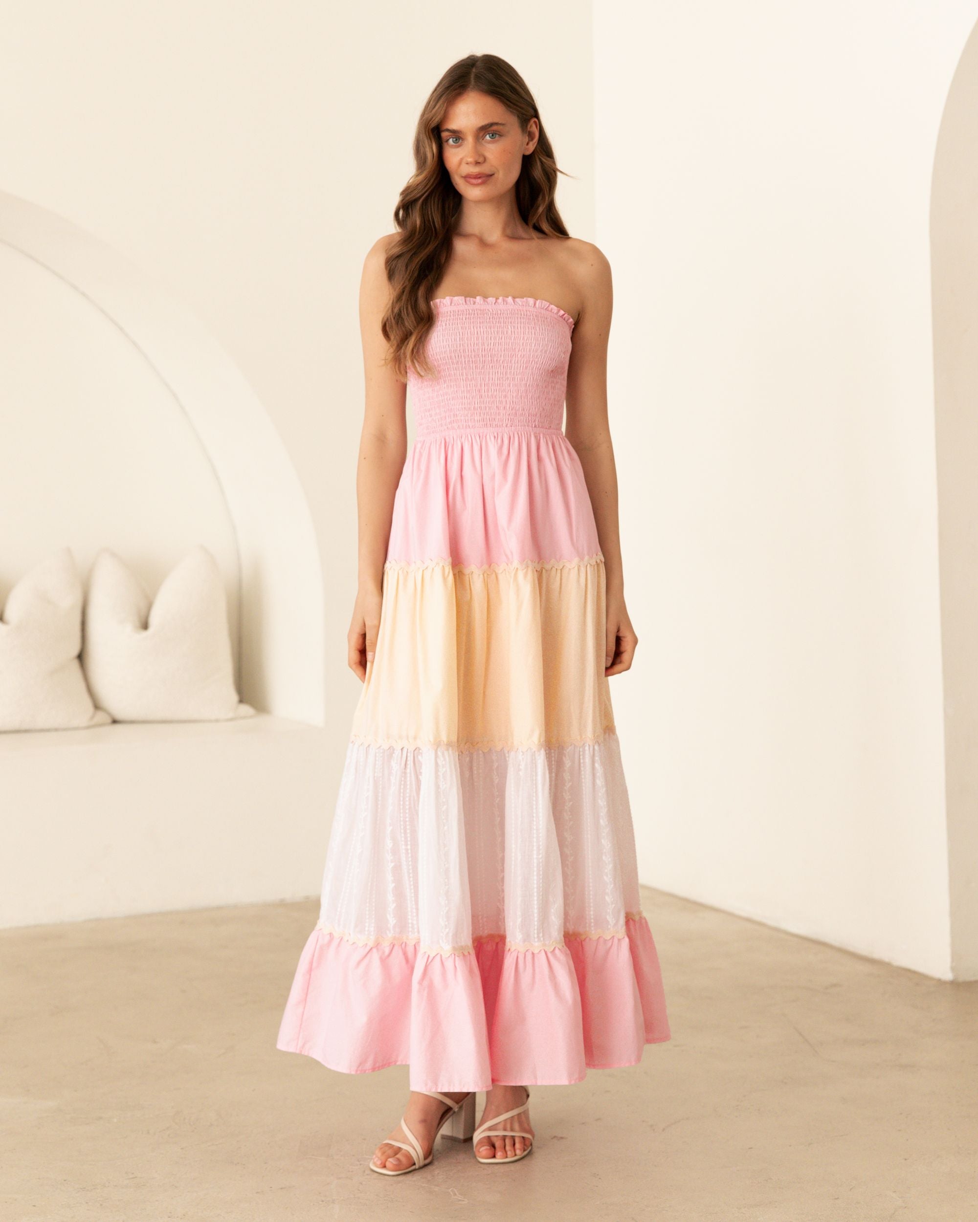 EBBY & I / NEAPOLITAN DRESS / PINK / VV11371