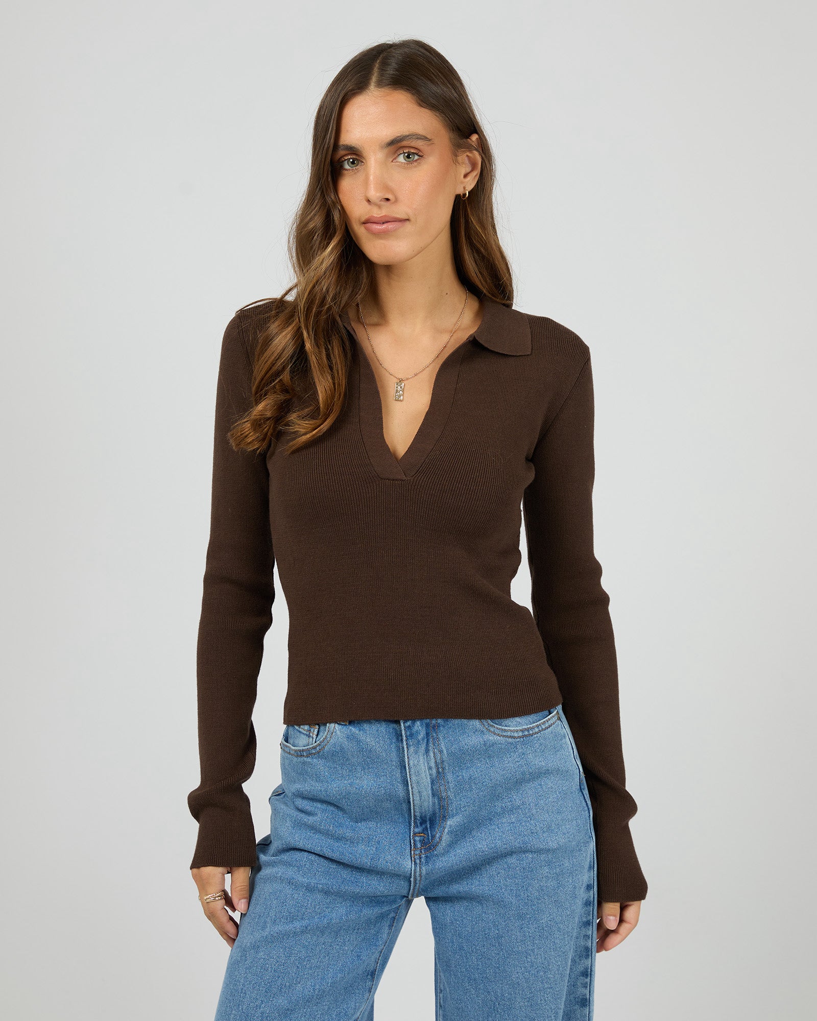 ALL ABOUT EVE / CECILIA KNIT TOP / 6477110