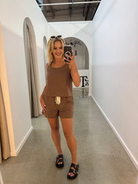 BY FRANKIE / CHOC STITCH TOP / 79-1