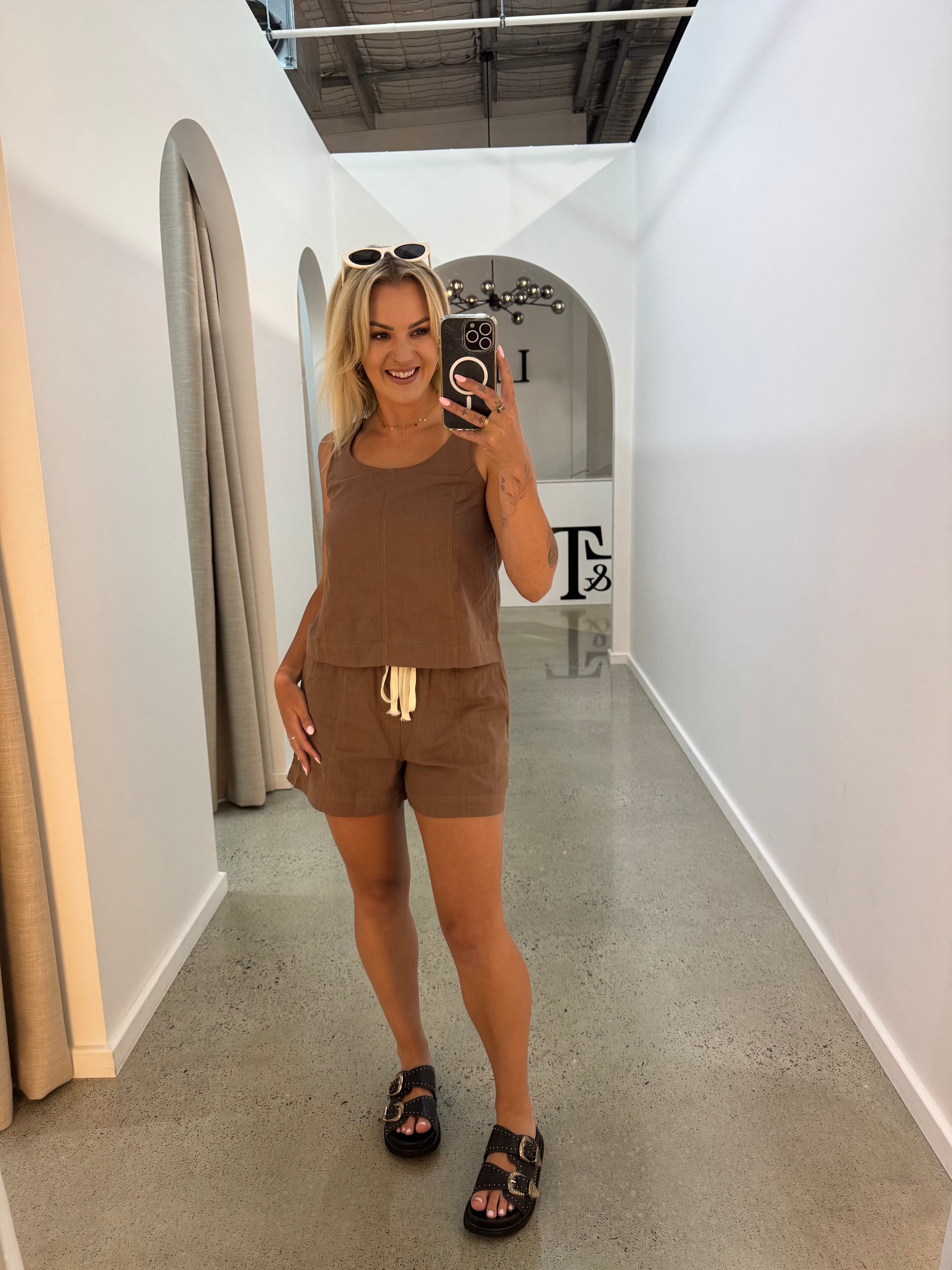 BY FRANKIE / CHOC STITCH TOP / 79-1