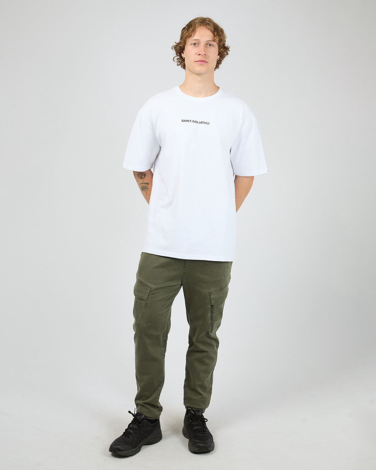 SAINT GOLIATH / ID TEE / WHITE / 4346065