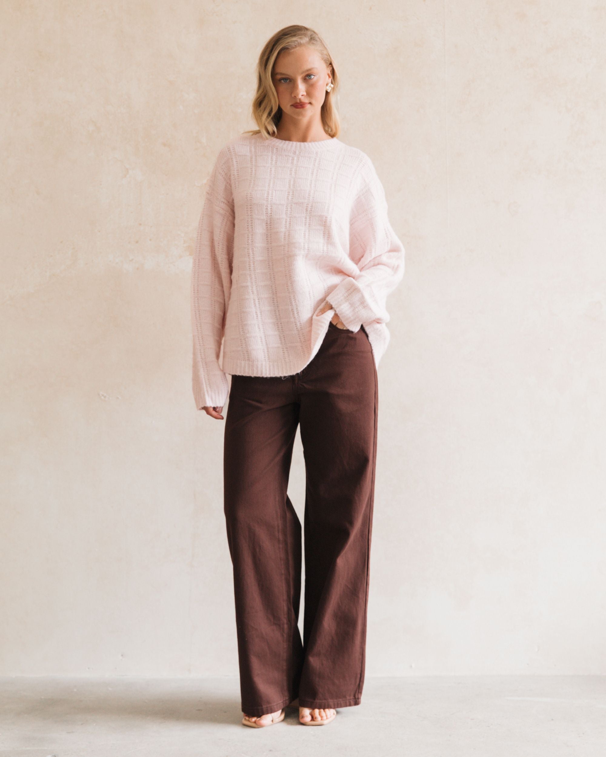 WHITE CLOSET / FLOSS KNIT / TF11634