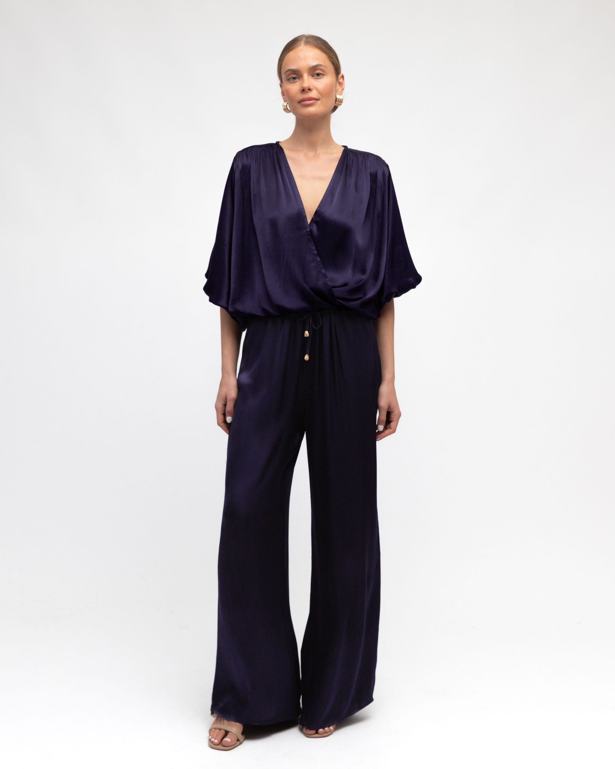 WHITE CLOSET / HERA PANTS / NAVY / TF9950-6