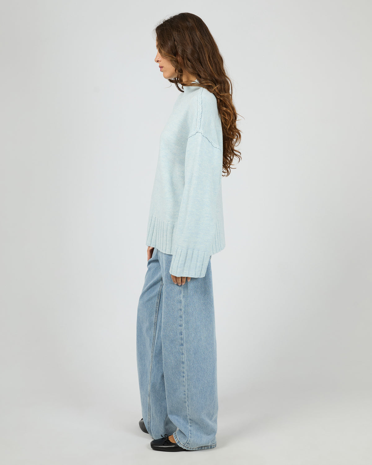 SILENT THEORY / LOTUS KNIT JUMPER / 60X5448.LBU