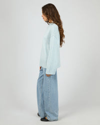 SILENT THEORY / LOTUS KNIT JUMPER / 60X5448.LBU