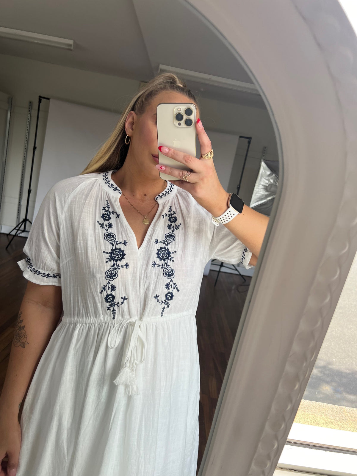 Cassy Dress - White