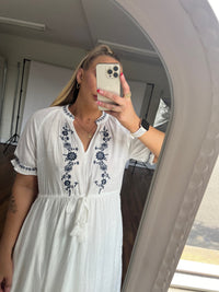 Cassy Dress - White
