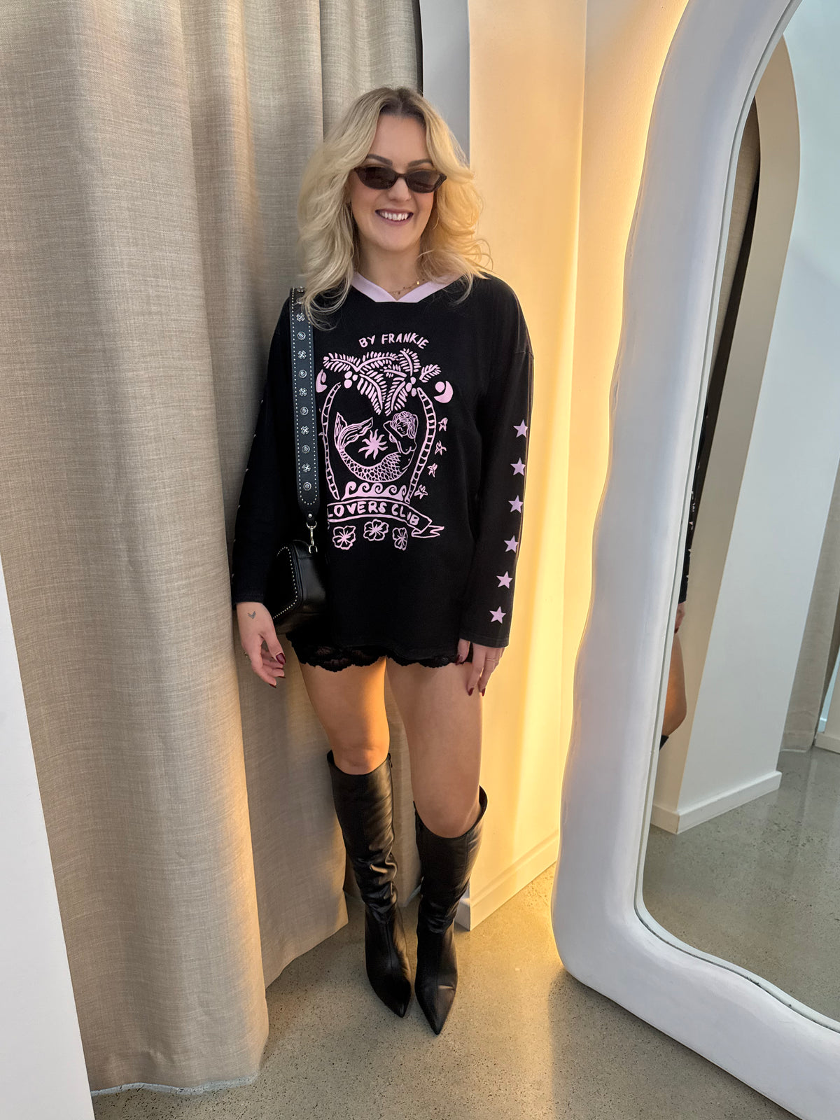 BY FRANKIE / LOVERS CLUB LS TEE / 786-8