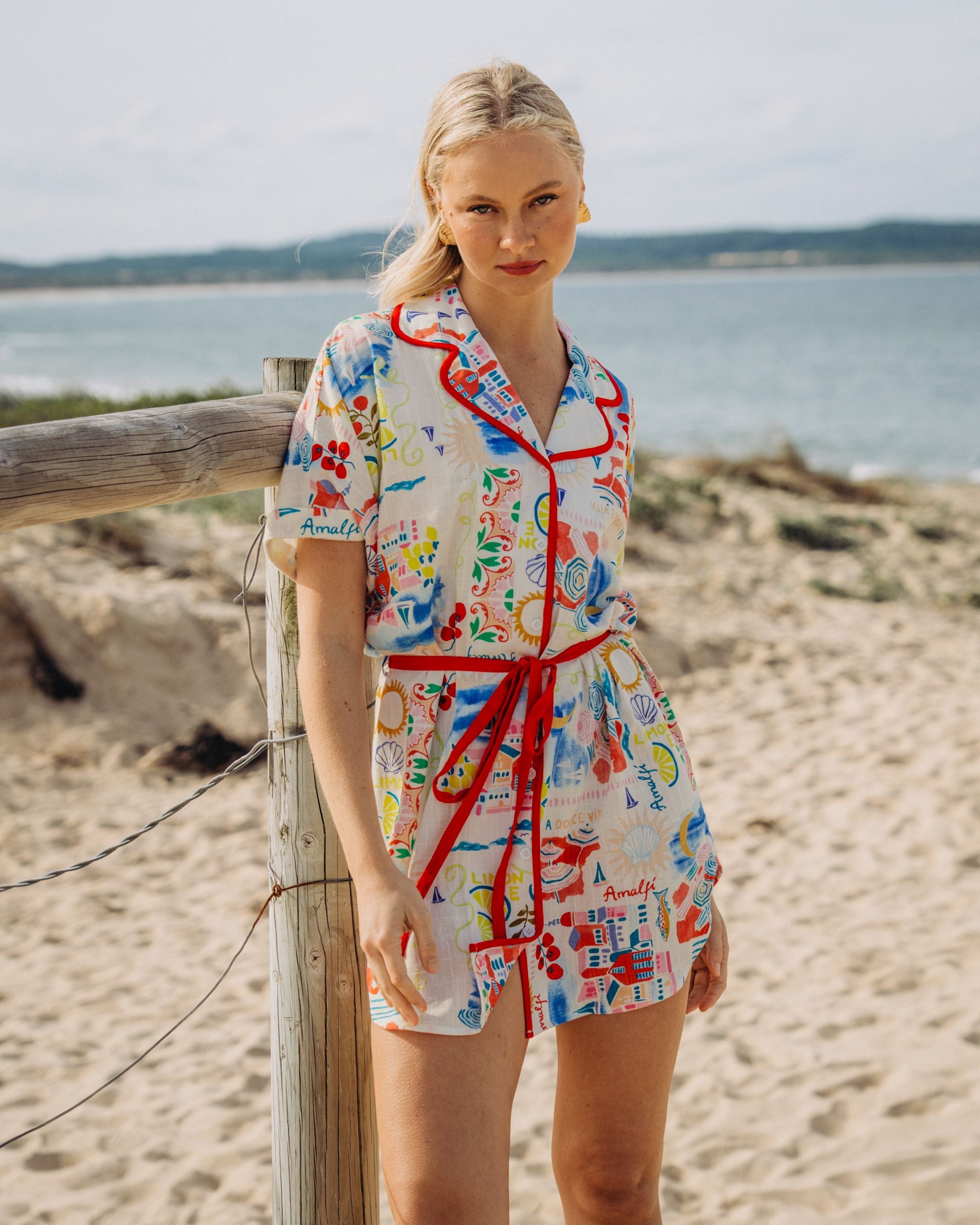 PAPER HEART / ITALIAN SUMMER SHIRT DRESS / PHE12250