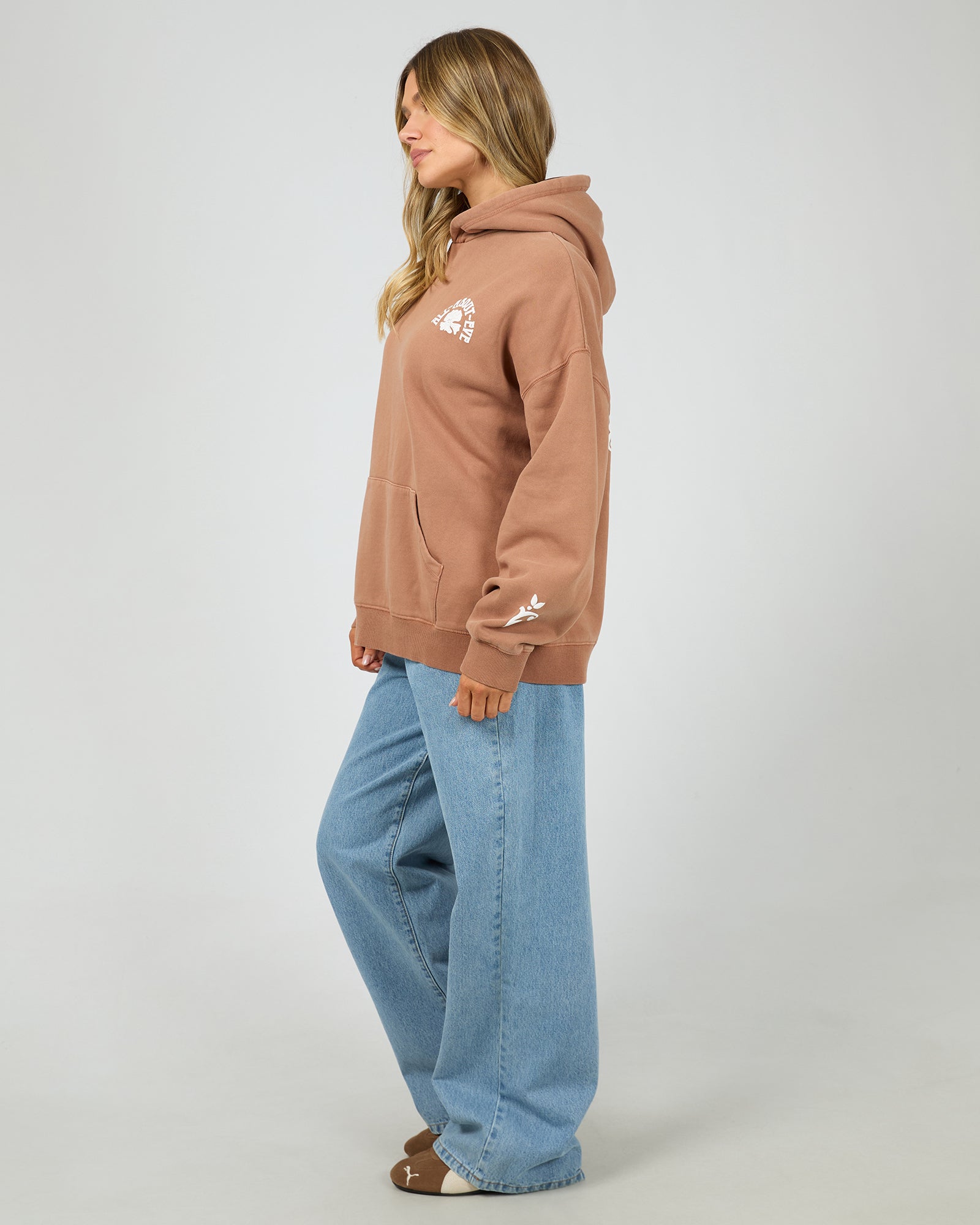 ALL ABOUT EVE / FLOWER CO HOODIE / 6476162.CINN