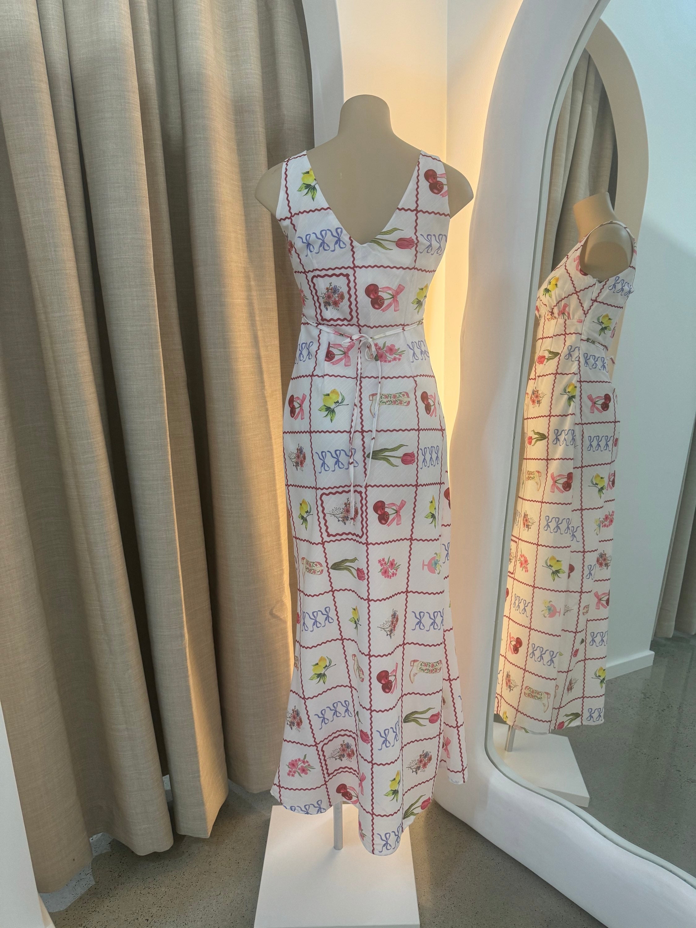 BY FRANKIE / BOWS & BOOTS MAXI DRESS