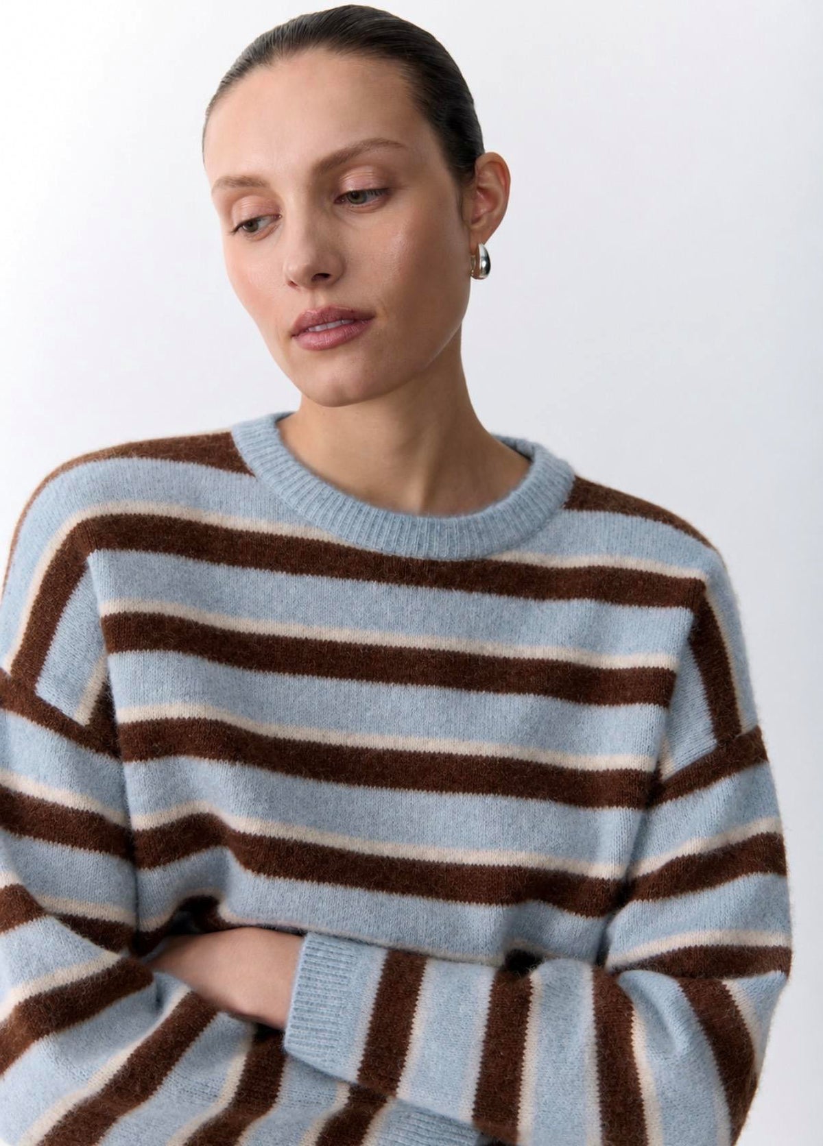 LITTLE LIES / OTTO KNIT JUMPER / BLUE / K26012701