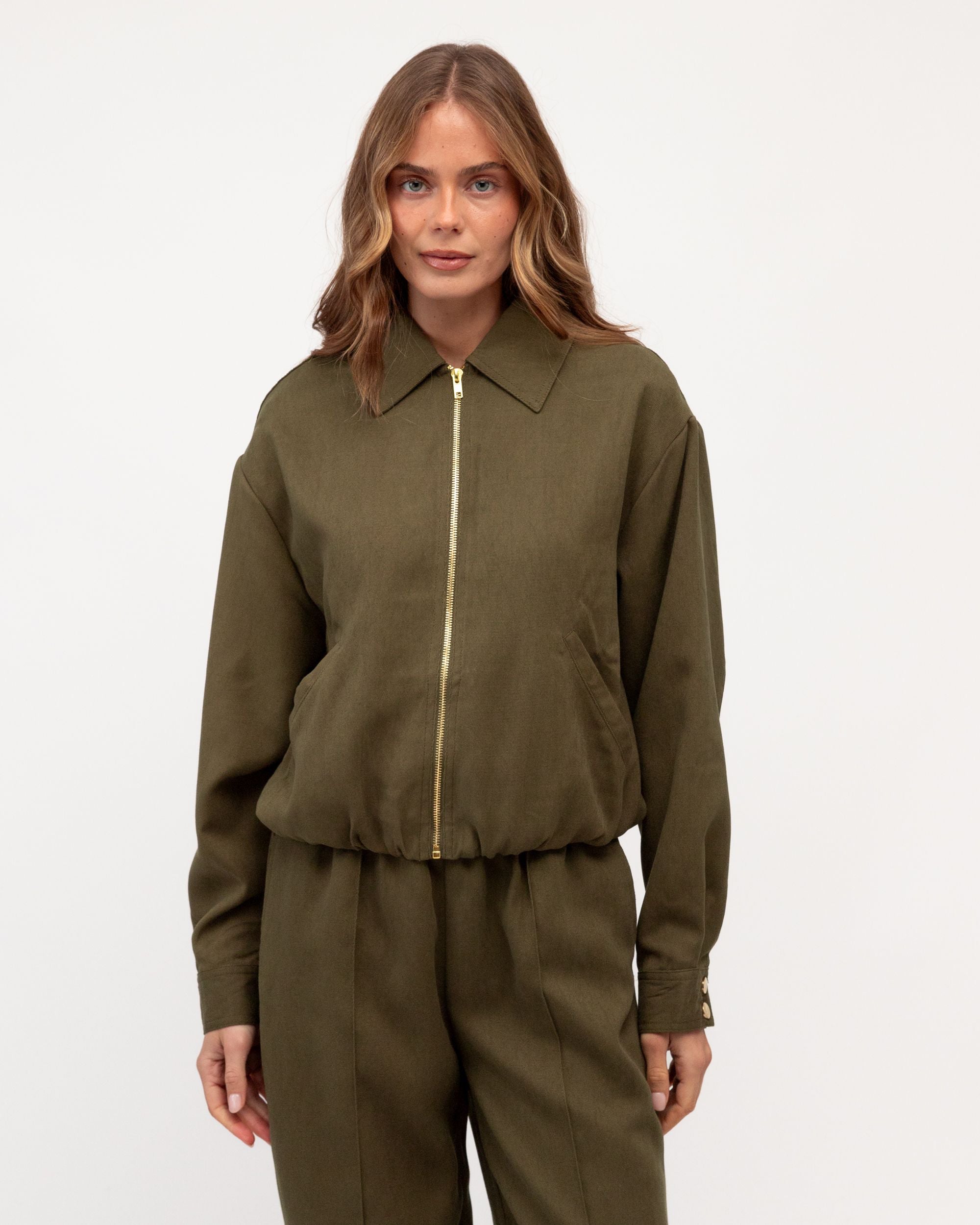 EBBY & I / SKIES JACKET / KHAKI / VV12073