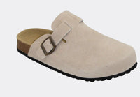 HUMAN / LARA SLIDE / SAND SUEDE