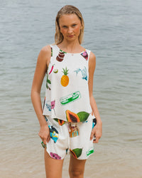 PAPER HEART / TROPICAL VACAY TOP / PHE13917