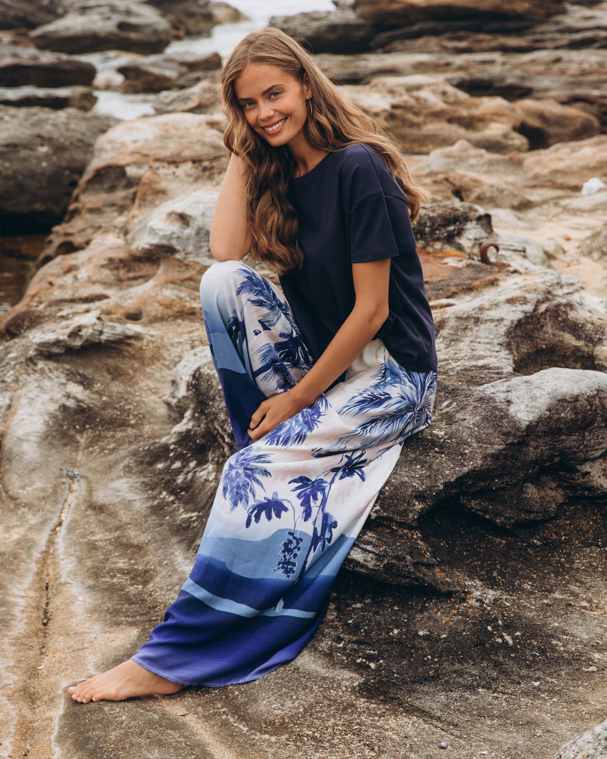 LABEL OF LOVE / INDGO ISLAND PANT / LOLE70590