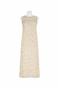 ALL ABOUT MARY / CREAM SEQUINS DRESS / EW8319M