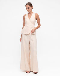 WHITE CLOSET / ECHO WRAP VEST