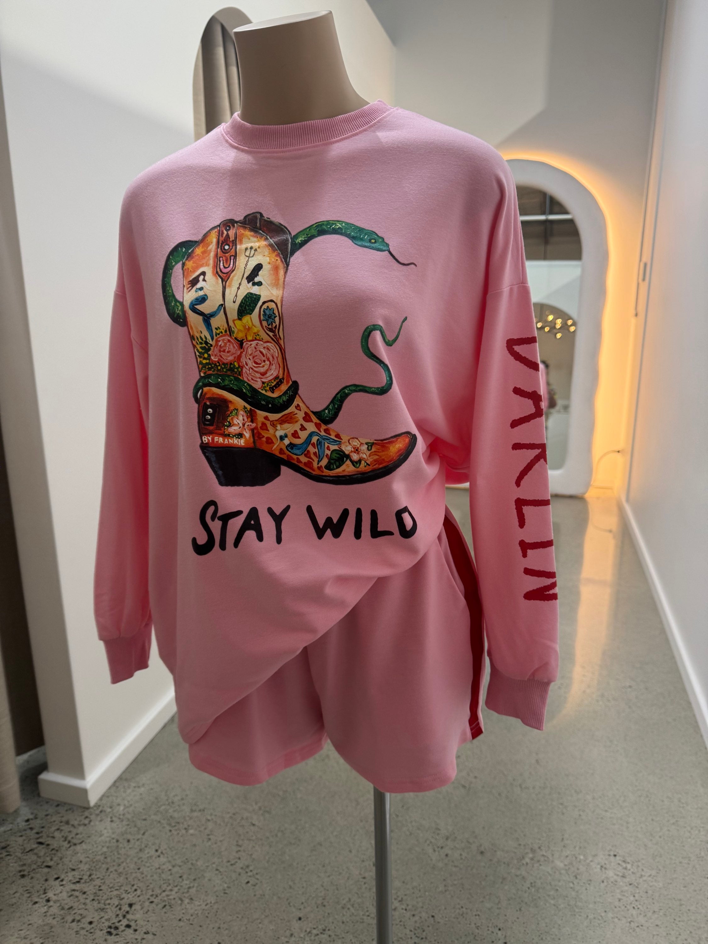 BY FRANKIE / STAY WILD SHORTS / 639-1