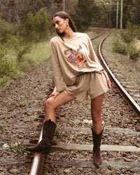 PAPER HEART / COWGIRL 🤠 SHIRT / PHE12 / CAMEL