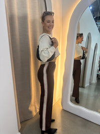 BY FRANKIE / PINK STRIP RACER PANT / 904-5