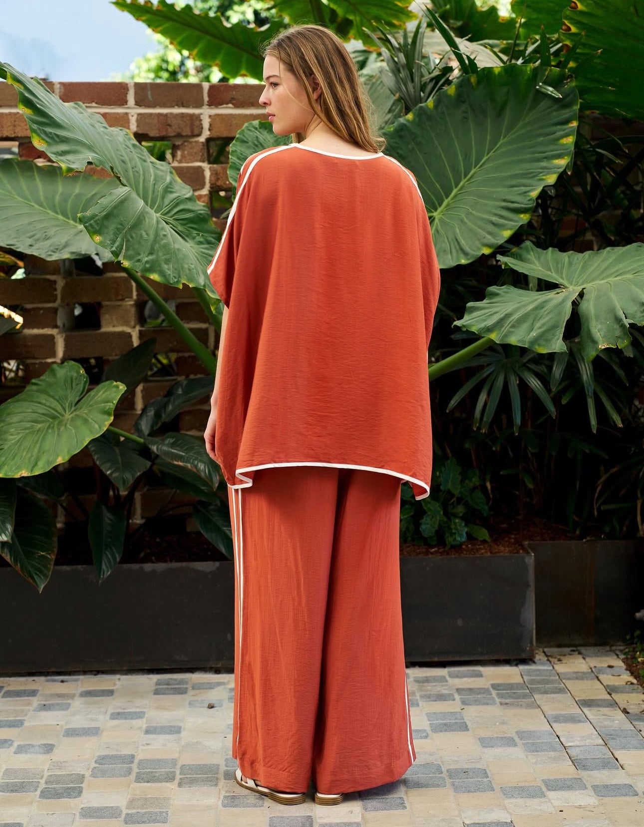 BOHO AUSTRALIA / TERRY PANTS / BURNT ORANGE / C25133285