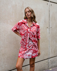 LINEN LUX / SUNDOWNER SHIRT / VVNE11096
