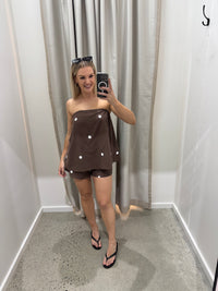 BY FRANKIE / CHOC SPOT SHORTS / 739-1