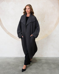 EBBY & I / GATSBY CARDIGAN / GREY